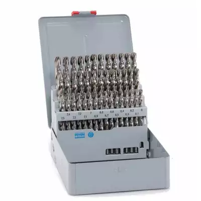 zestaw 41szt. wierteł kobaltowych do metalu i stali nierdzewnej HSS-Co, Alpen KM-41 [001012411]