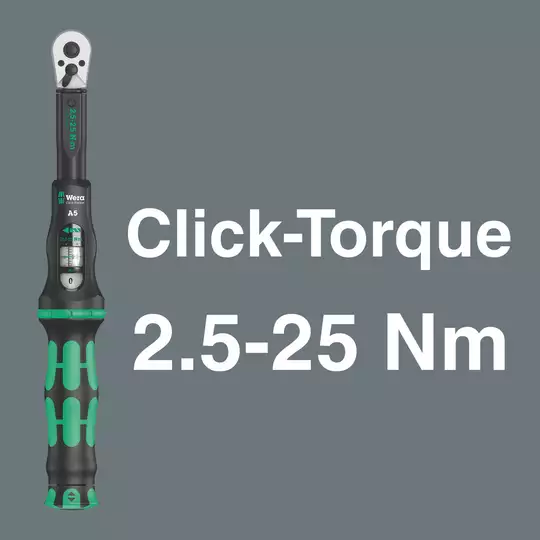 zestaw narzędzi rowerowych z kluczem dynamometrycznym 2,5-25Nm końcówkami i nasadkami, Bicycle Set Torque 1 Wera [05004180001]