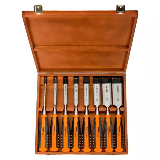 komplet profesjonalnych dłut do drewna 8szt. BAHCO [424P-S8-EUR]