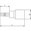 nasadka ręczna 1/4" z końcówką TORX, Bahco -schemat