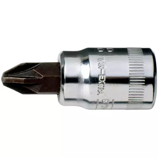 nasadka ręczna 1/4" z końcówką do śrub Pozidriv, PZ3, Bahco [6709PZ-3]