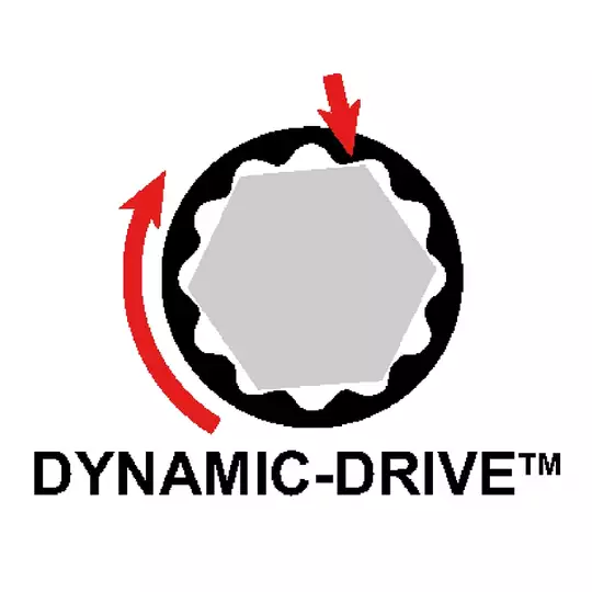 nasadka ręczna 12-kątna, 1/4", Bahco - Dynamic-Drive