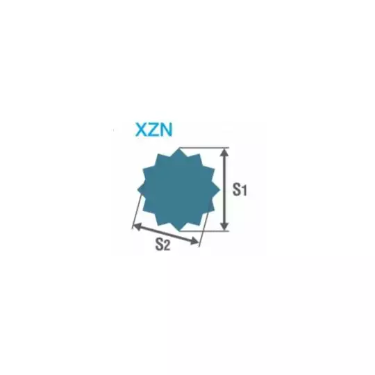 nasadka ręczna 3/8" z końcówką XZN 