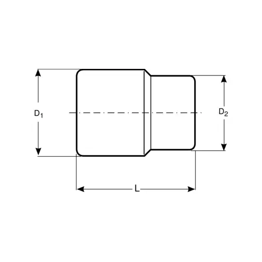 nasadka ręczna, sześciokątna 3/8" - schemat
