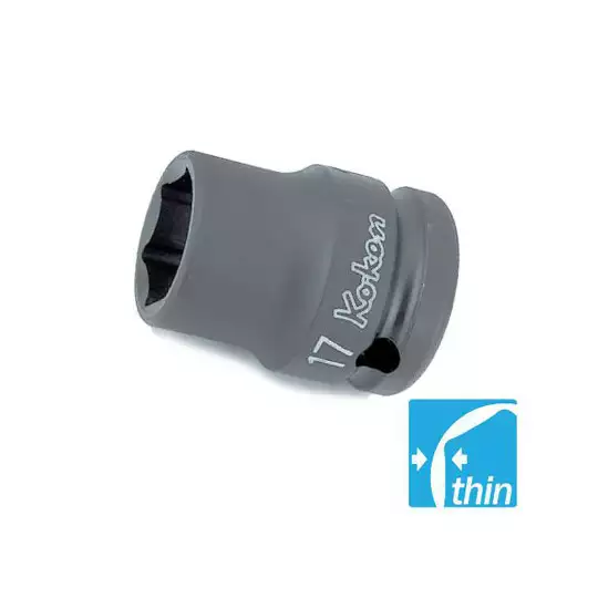 nasadka udarowa cienkościenna, 6-kątna 1/2" do śrub 10mm, Koken [14401M-10]