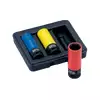 zestaw 3szt. nasadek udarowych sześciokątnych do kół, 1/2", 17, 19, 21mm, Bahco [BWSS12P3]