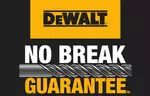 Promocja wierteł DeWALT - NO BREAK GUARANTEE