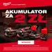 Milwaukee Redemption Classic - akumulator za 2 zł do zestawu M12, M18 lub MX FUEL