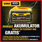 DeWalt „Bezprzewodowa moc” - odbierz akumulator gratis