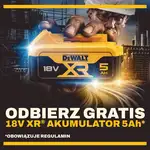 Kup zestaw Combo DEWALT i odbierz darmowy akumulator 18V XR 5Ah