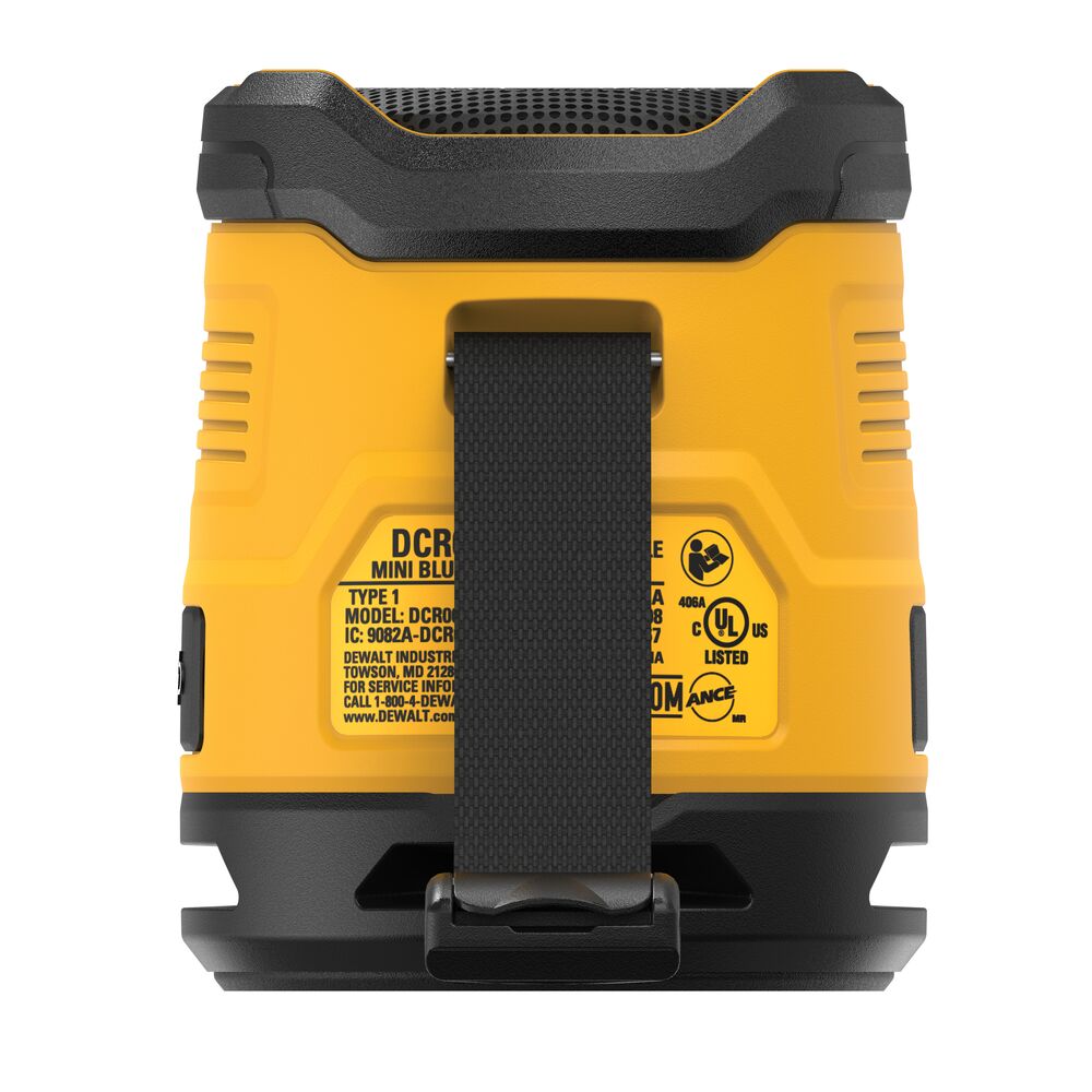 Przenośny głośnik budowlany 5W, Bluetooth DeWALT [DCR009-XJ] IP67