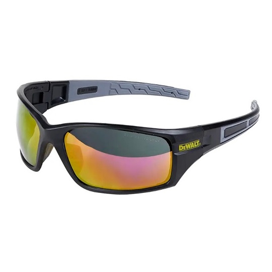 Gafas De Seguridad DeWalt Auger - Color Humo Y Montura Negra | Protección UV Y Antiarañazos | Certificado ANSI