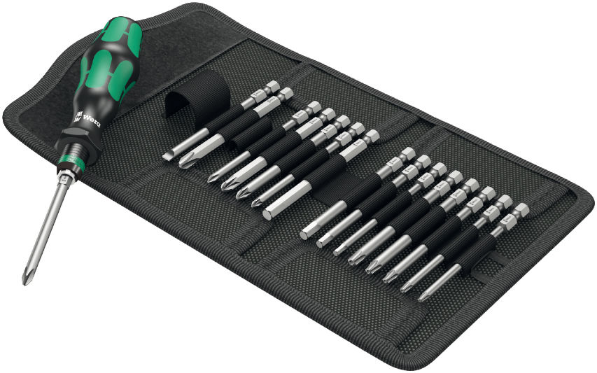 Komplet bitów o długości 89mm Kraftform 60 Wera